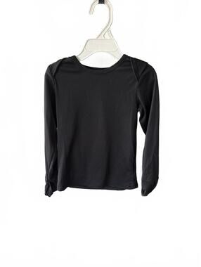 ClimateRight Black Long Sleeve Athletic Top Size 5T Boys Girls  dri fit Kids